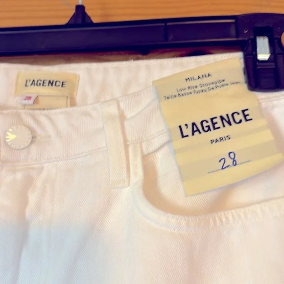 NWT L’Agence Milana Stovepipe Jeans